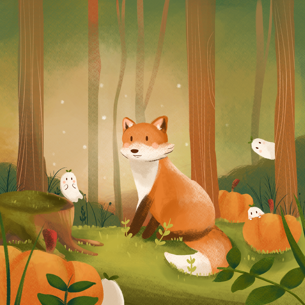 Enchanted Pumpkin Forest